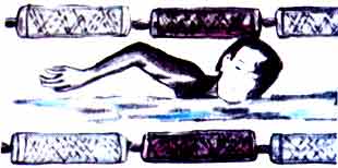 Imagen de una mujer que practica la natacin