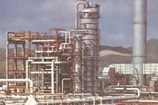Imagen de una refinera