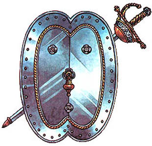 Imagen de un escudo y una espalda