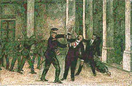 Imagen que muestra el arresto de Madero