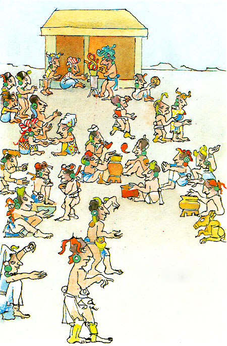 Imagen de una boda maya