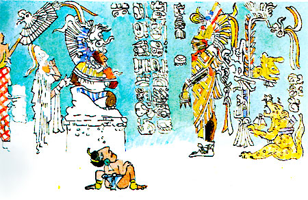Imagen de jeroglficos mayas