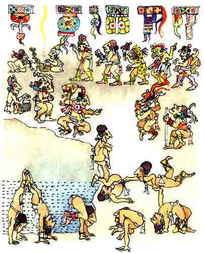 Imagen de una fiesta maya