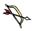 Imagen de un arco y una flecha
