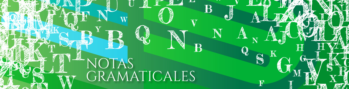 Notas gramaticales